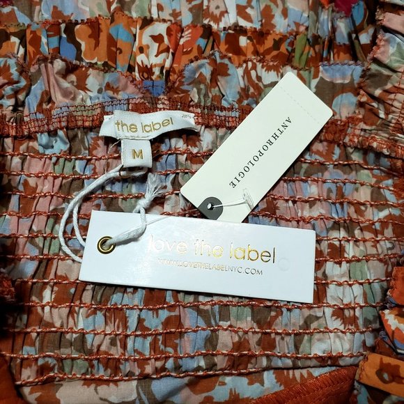 Anthropologie Love The Label Ruffled Floral Tank - Picture 6 of 9